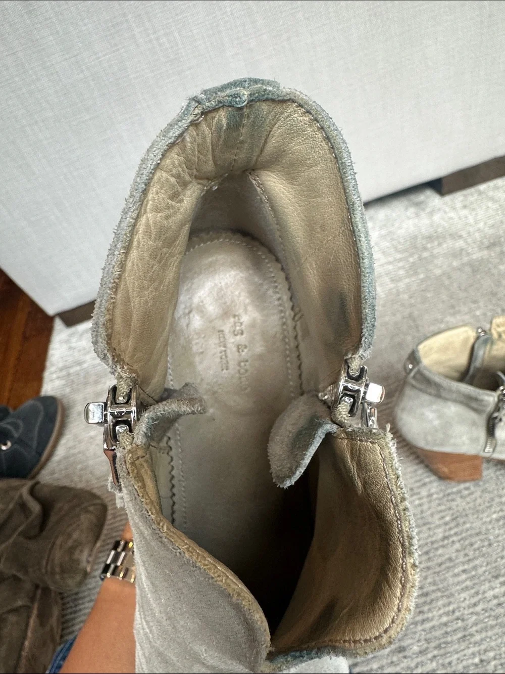 rag & bone suede ankle